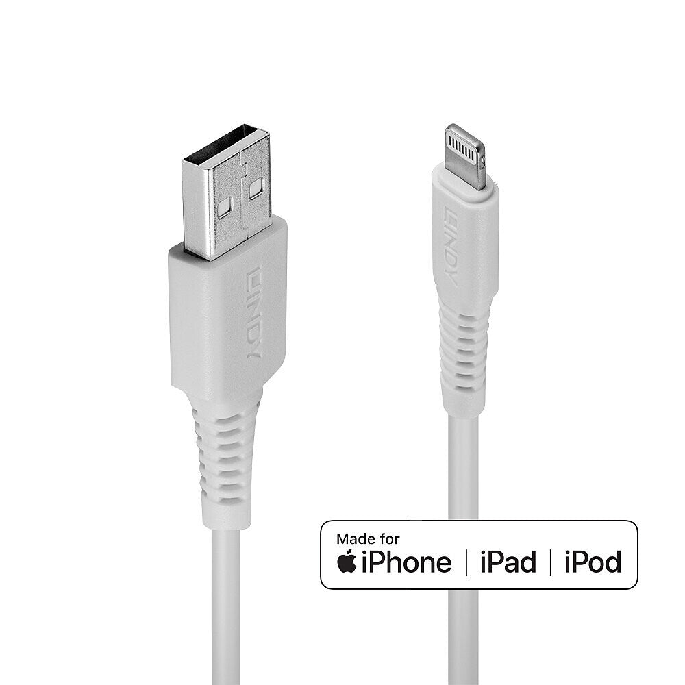 Lindy 1m USB to Lightning Cable, White