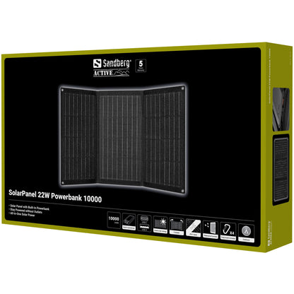 Sandberg SolarPanel 22W Powerbank 10000