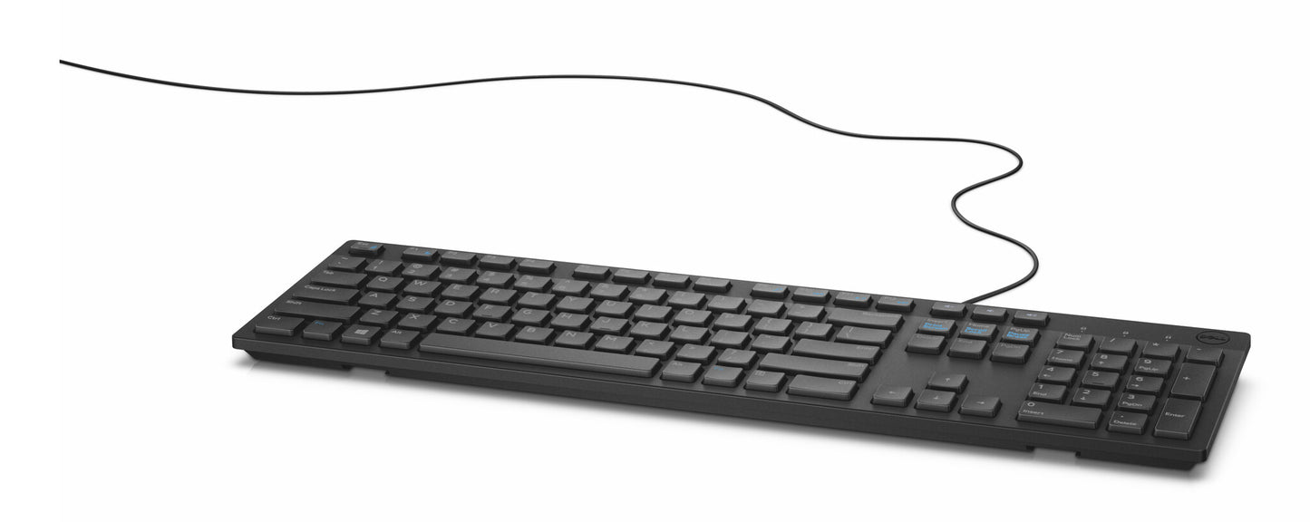 DELL Wired Keyboard - KB216 - Norwegian (QWERTY) - Black