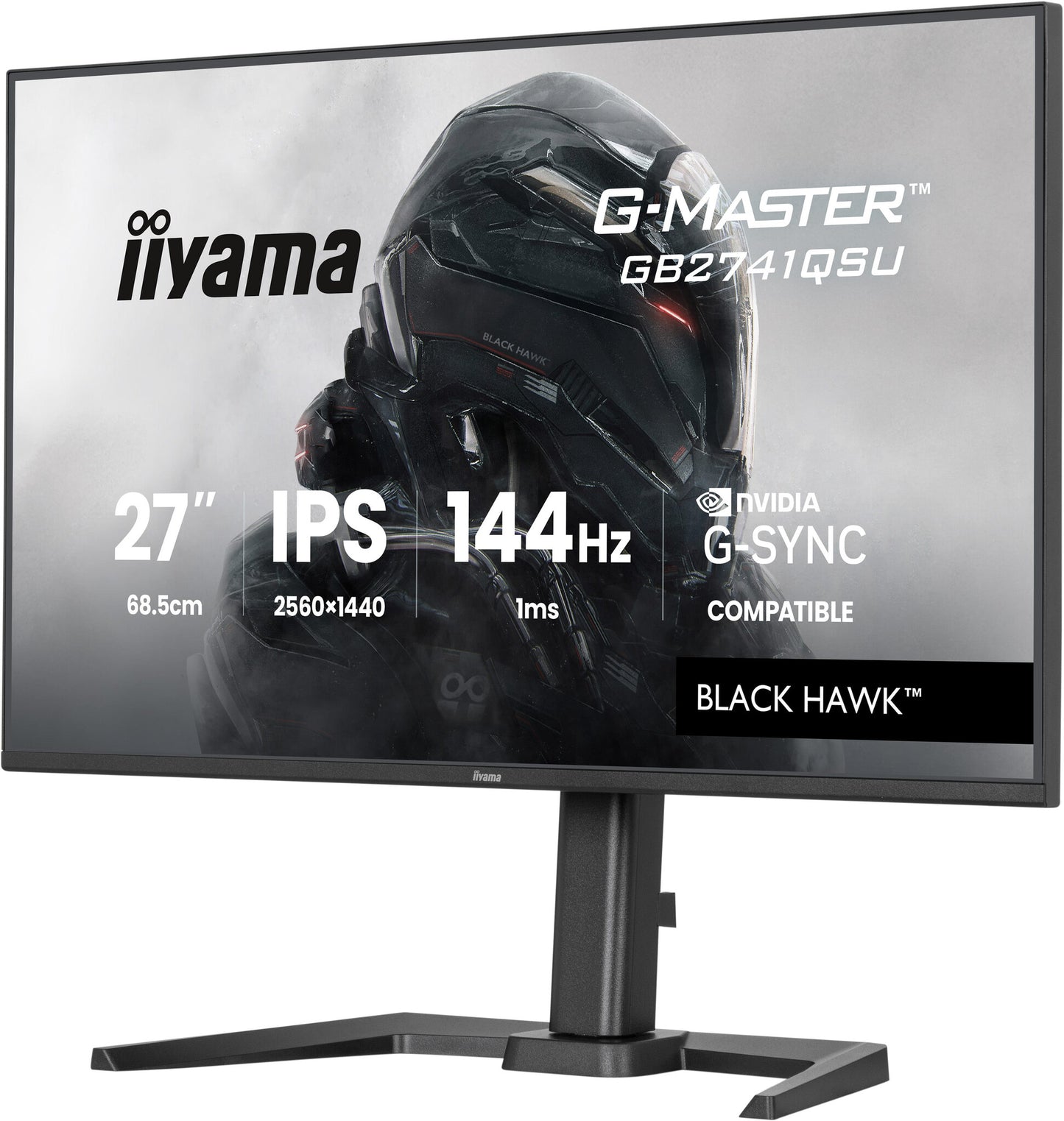 iiyama G-MASTER GB2741QSU-B1 computer monitor 68.6 cm (27") 2560 x 1440 pixels 4K Ultra HD LED Black