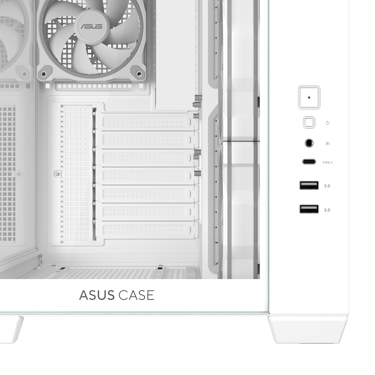 ASUS A32 Plus TG ARGB White Midi Tower