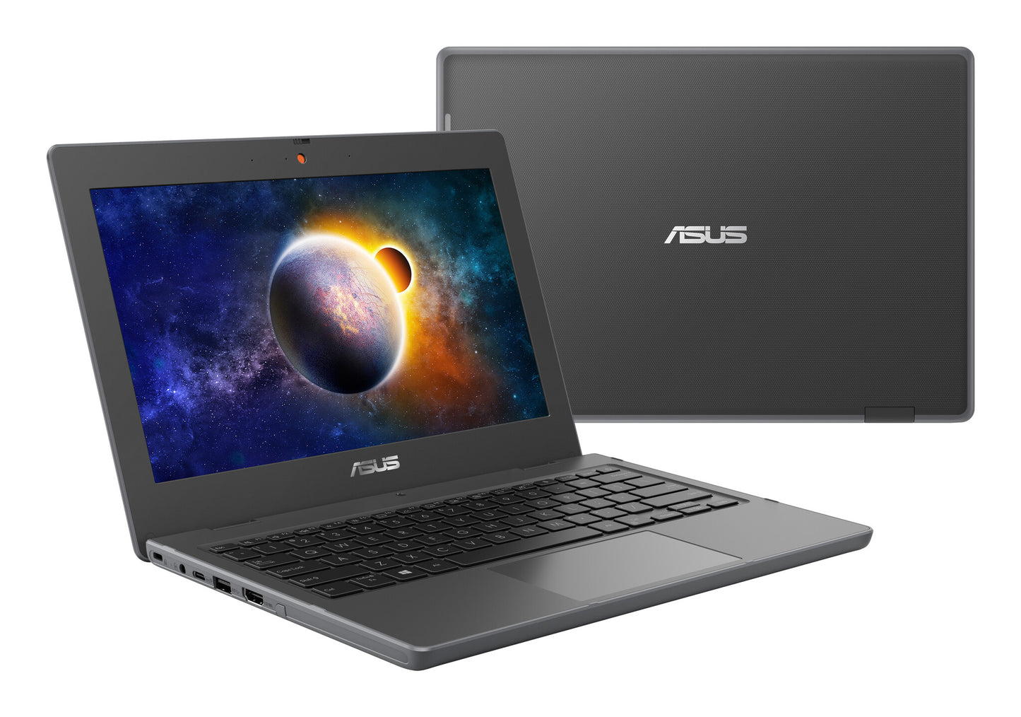 ASUS BR1100C-C81XA Intel® Celeron® N N4500 Laptop 29.5 cm (11.6") HD 8 GB DDR4-SDRAM 128 GB eMMC Wi-Fi 6 (802.11ax) Windows 11 Pro Education Grey