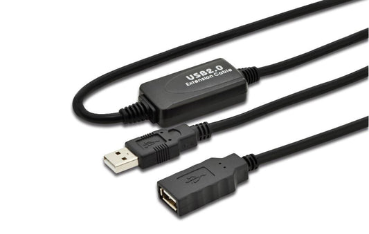 Microconnect USB2.0AAF05A USB cable USB 2.0 5 m USB A Black