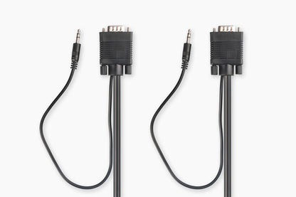 Microconnect MONGG10BMJ video cable adapter 10 m VGA (D-Sub) + 3.5mm Black