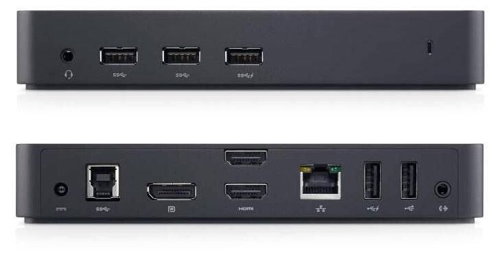 DELL 452-BBOP laptop dock/port replicator Wired USB 3.2 Gen 1 (3.1 Gen 1) Type-A Black