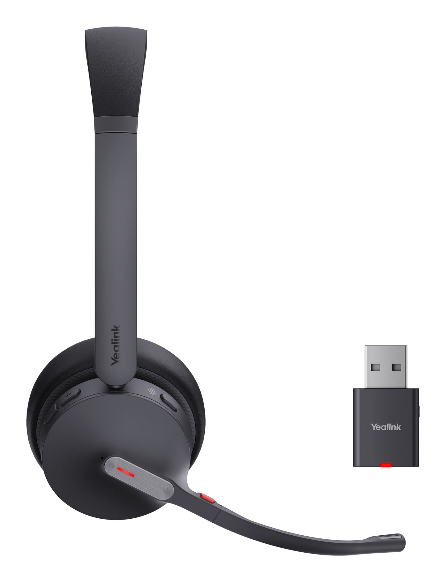 Yealink WH64 Hybrid Dual UC Headset Wireless Head-band Office/Call center Micro-USB Bluetooth Black