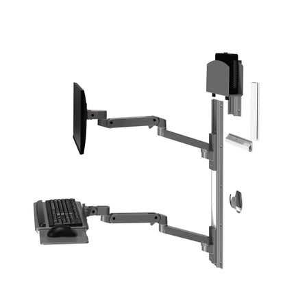 Ergotron LX Pro Series 45-696-293 monitor mount / stand 86.4 cm (34") Wall Dark Grey