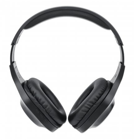 Manhattan Bluetooth On-Ear Headset (Clearance Pricing), Microphone, Integrated Controls, 6 hour usage time, Max Range 10m, 3.5mm Aux port, Bluetooth v5.0 + EDR, USB-A charging cable included, Three Year Warranty