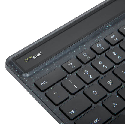 Targus Sustainable Energy Harvesting EcoSmart keyboard Universal Bluetooth QWERTY Nordic Black
