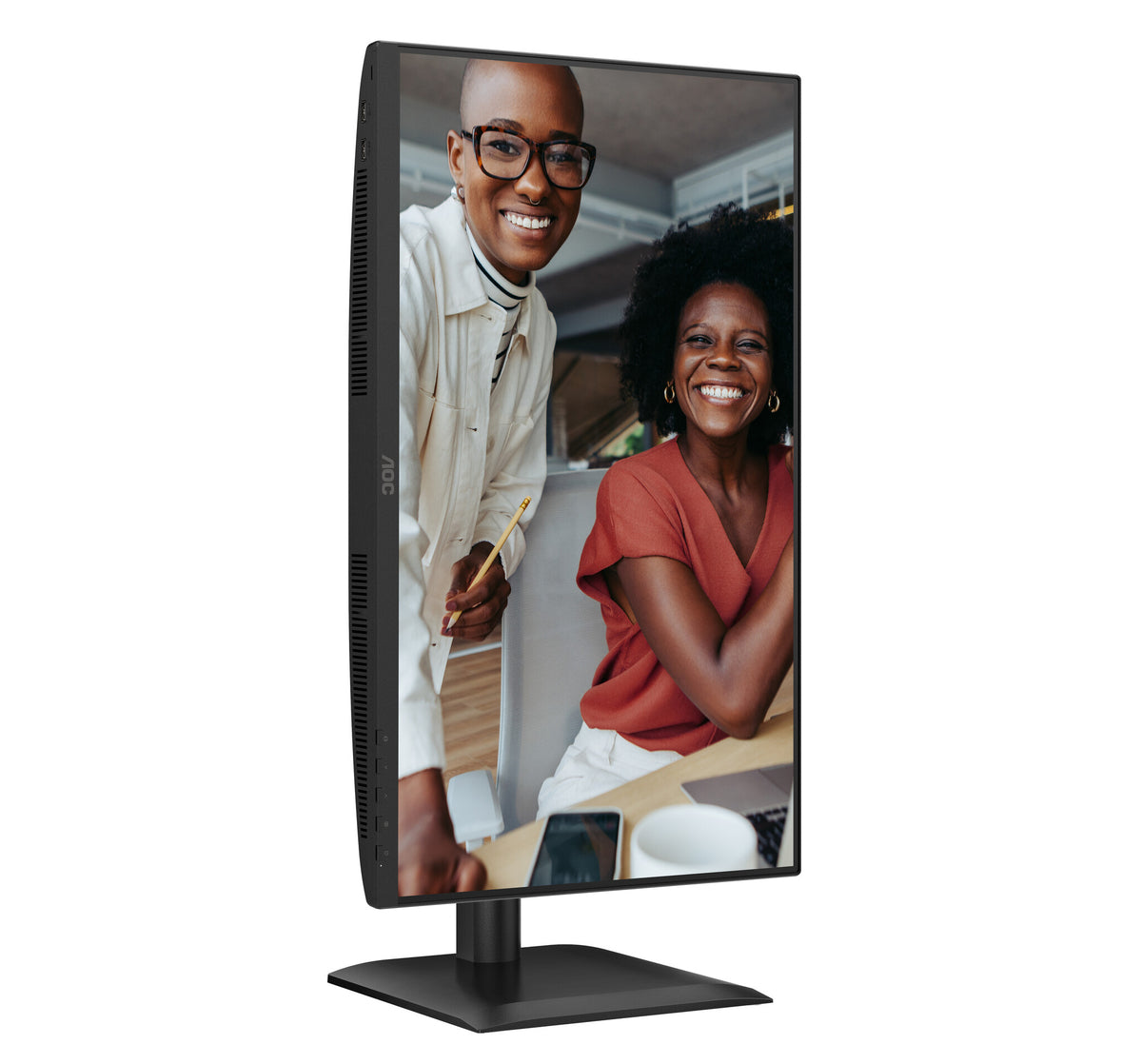 AOC 24E4U computer monitor 60.5 cm (23.8") 1920 x 1080 pixels Full HD LED Black