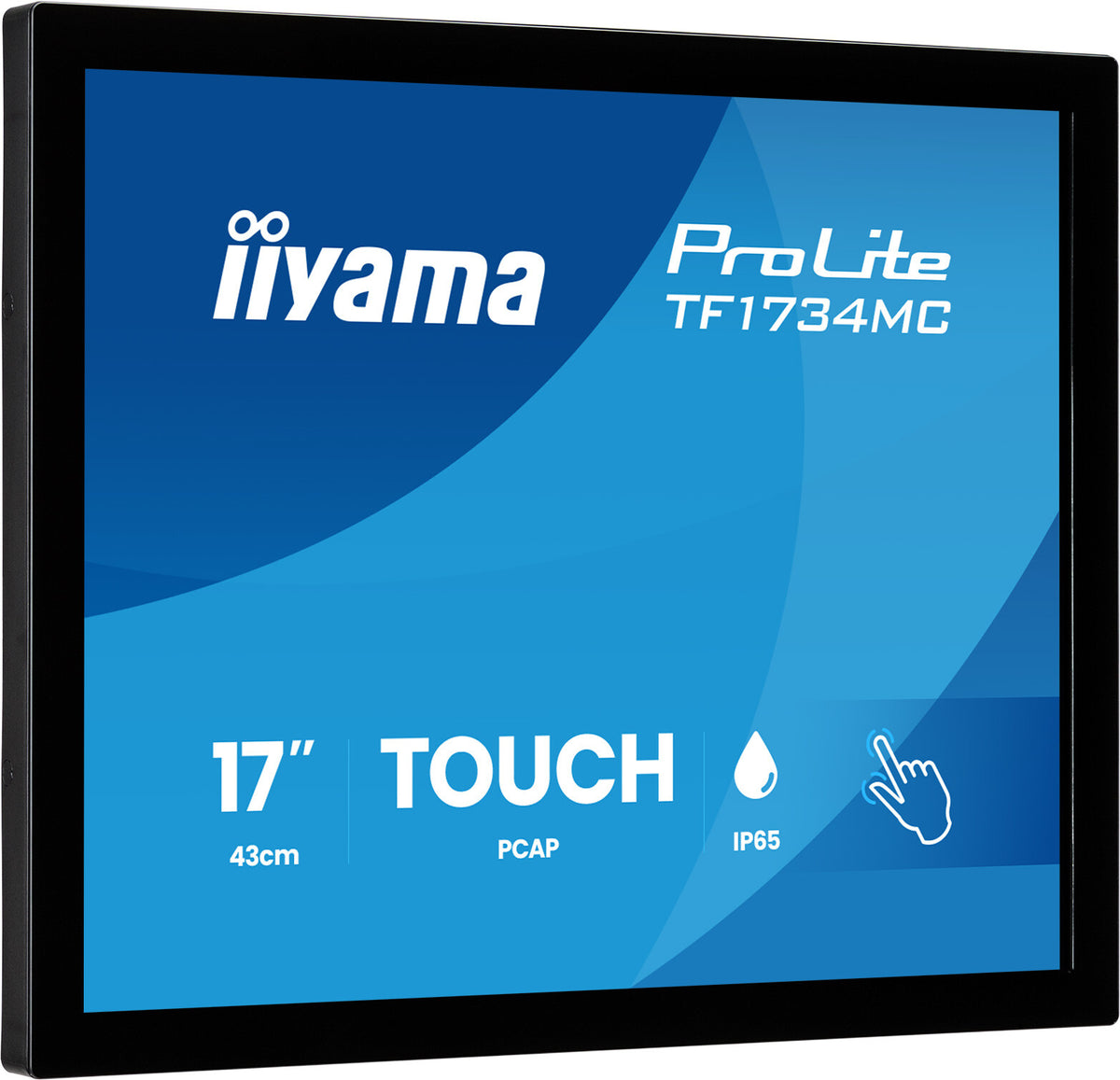 iiyama ProLite TF1734MC-B8X computer monitor 43.2 cm (17") 1280 x 1024 pixels SXGA LCD Touchscreen Table Black