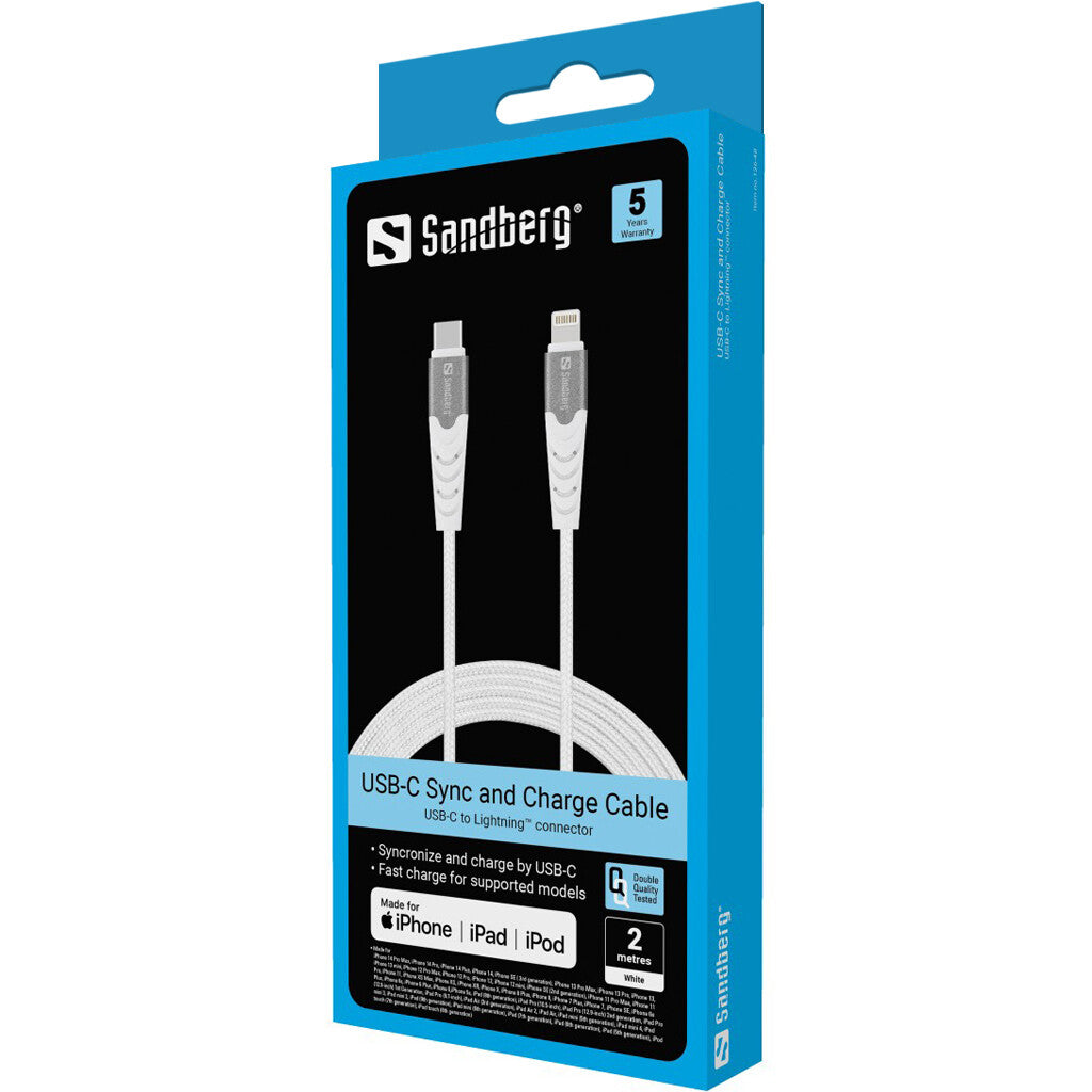 Sandberg USB-C PD to Lightning MFI 2M PRO