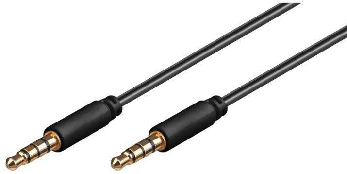 Microconnect IPOD016 audio cable 2 m 3.5mm Black