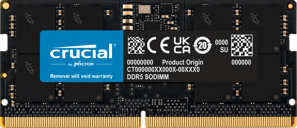 Crucial CT24G56C46S5 memory module 24 GB 1 x 24 GB DDR5 262-pin SO-DIMM ECC