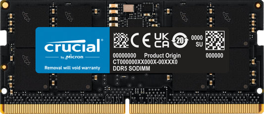 Crucial CT24G56C46S5 memory module 24 GB 1 x 24 GB DDR5 262-pin SO-DIMM ECC