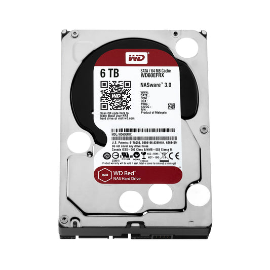 Western Digital Red internal hard drive, 6TB, 3.5-inch, Serial ATA III