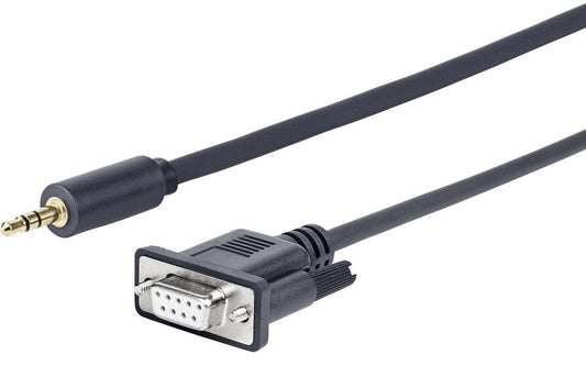 Vivolink PROMJDSUB9-25 serial cable Black 25 m 3.5mm