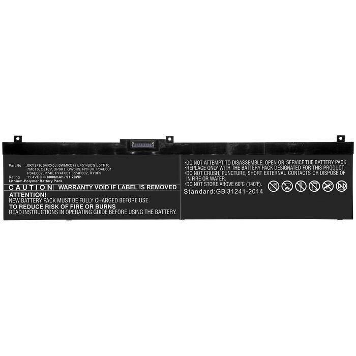 CoreParts GW0K9-CP laptop spare part Battery