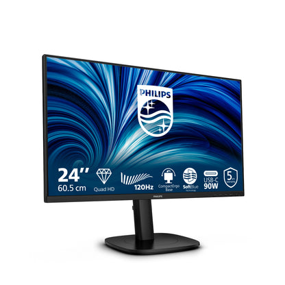 Philips 24B2U3601 computer monitor 60.5 cm (23.8") 2560 x 1440 pixels Quad HD LCD Black