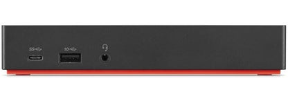Lenovo 40AS0090SA laptop dock/port replicator Wired USB 3.2 Gen 1 (3.1 Gen 1) Type-C Black