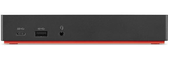 Lenovo 40AS0090EU laptop dock/port replicator Wired USB 3.2 Gen 1 (3.1 Gen 1) Type-C Black