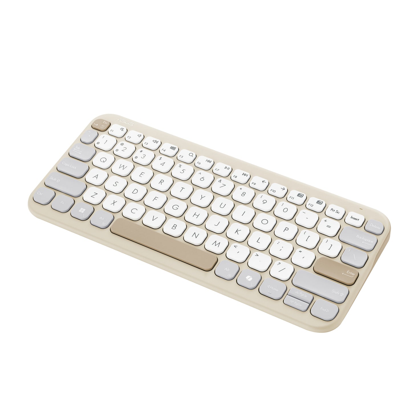 ASUS Marshmallow KW100 keyboard Home Bluetooth Beige
