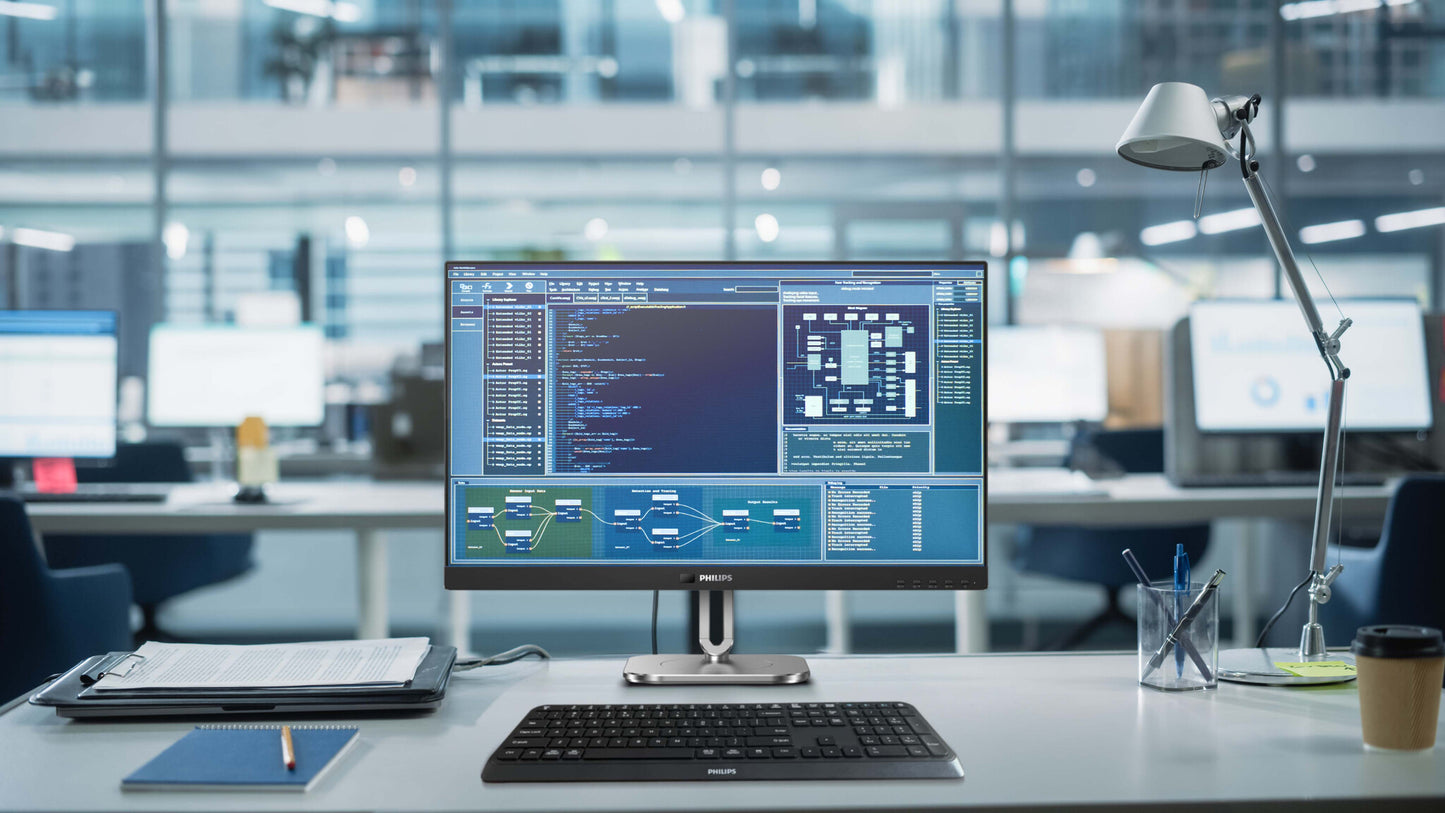 Philips 4000 series 27B2N4500/00 computer monitor 68.6 cm (27") 2560 x 1440 pixels Quad HD LCD Grey