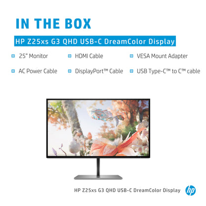 HP Z25xs G3 QHD USB-C DreamColor Display