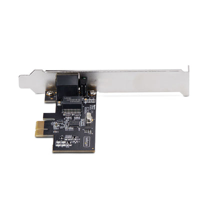 StarTech.com 1-Port 2.5Gbps NBASE-T PCIe Network Card, Intel® I225-V, Single-Port Computer Network Card, Ethernet MultiGigabit NIC, PCI Express Server LAN Card