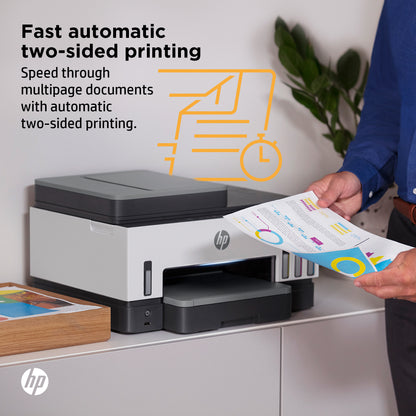 HP Smart Tank 7605 Wireless All-in-One Color Printer, Two-sided printing; Copier, Scanner