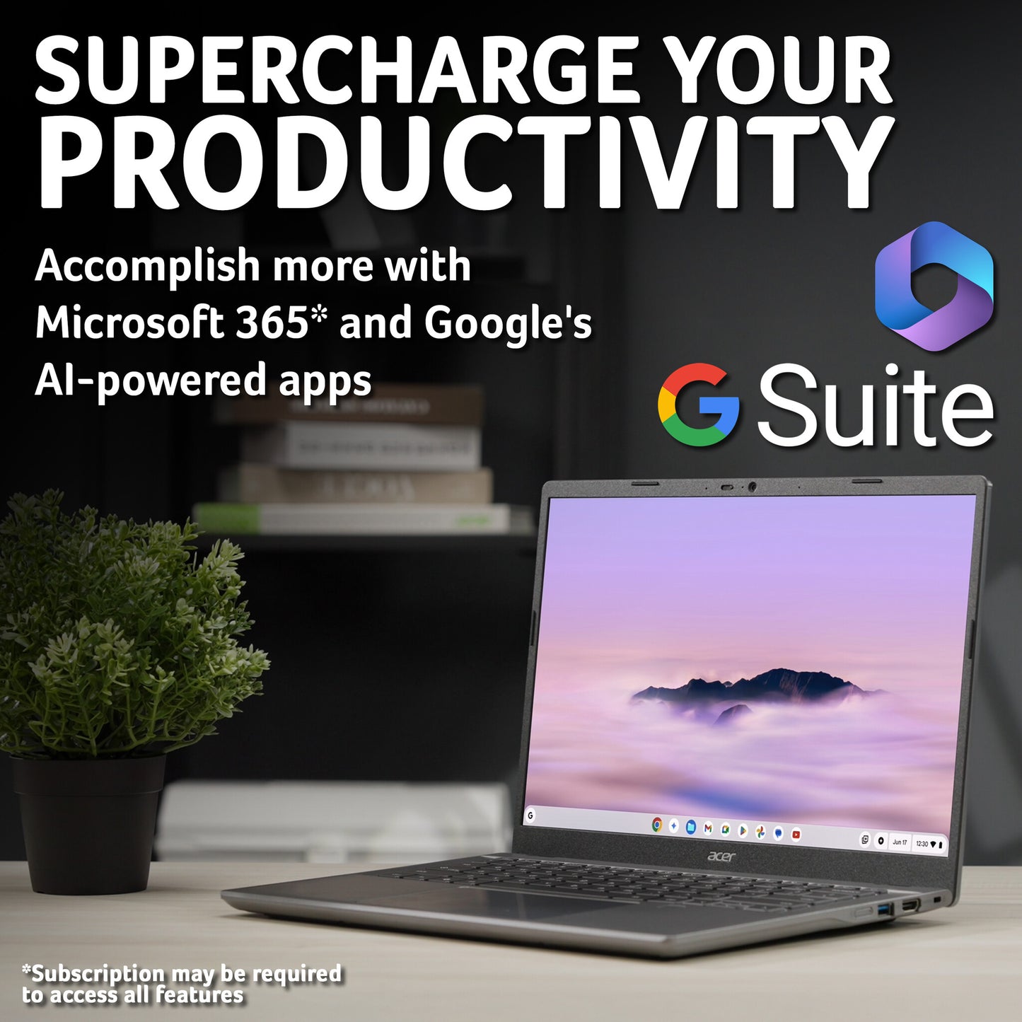 Acer Chromebook Plus 514 CB514-5H - Intel Core i3-1315U, 8GB, 256GB SSD, 14" WUXGA, Chrome OS, Iron