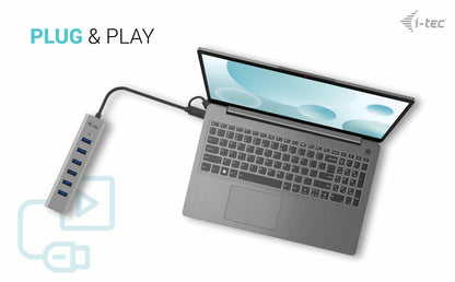 i-tec USB-C/USB-A Charging Metal HUB 7 Port