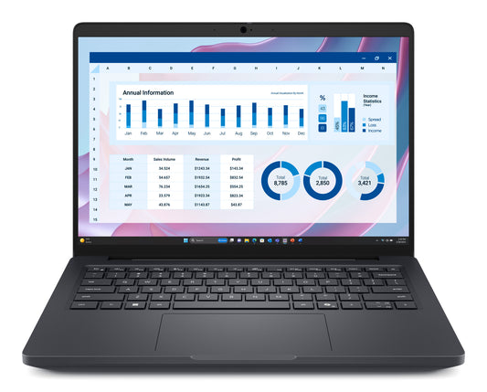 DELL Pro Max 14 MC14255 Copilot+ PC AMD Ryzen AI 7 PRO 350 Mobile workstation 35.6 cm (14") Full HD+ 16 GB LPDDR5x-SDRAM 512 GB SSD Wi-Fi 7 (802.11be) Windows 11 Pro UK English Black