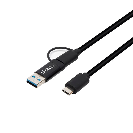 Microconnect USB3.1CCA1 USB cable USB 3.2 Gen 1 (3.1 Gen 1) 1 m USB C Black
