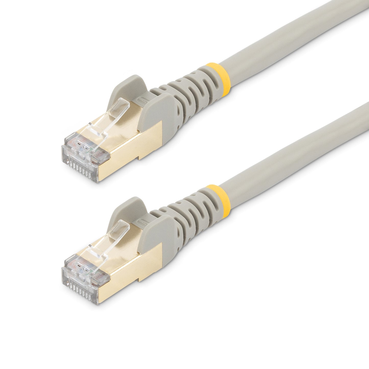 StarTech.com 10m CAT6a Ethernet Cable - 10 Gigabit Shielded Snagless RJ45 100W PoE Patch Cord - 10GbE STP Network Cable w/Strain Relief - Grey Individually Tested/Wiring is UL Certified/TIA