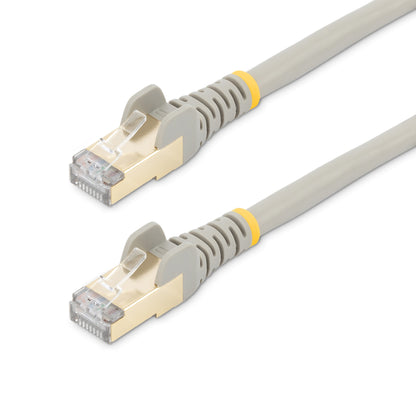 StarTech.com 10m CAT6a Ethernet Cable - 10 Gigabit Shielded Snagless RJ45 100W PoE Patch Cord - 10GbE STP Network Cable w/Strain Relief - Grey Individually Tested/Wiring is UL Certified/TIA
