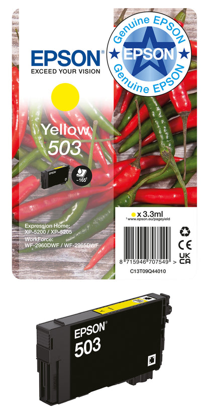 Epson Singlepack Black 503XL Ink