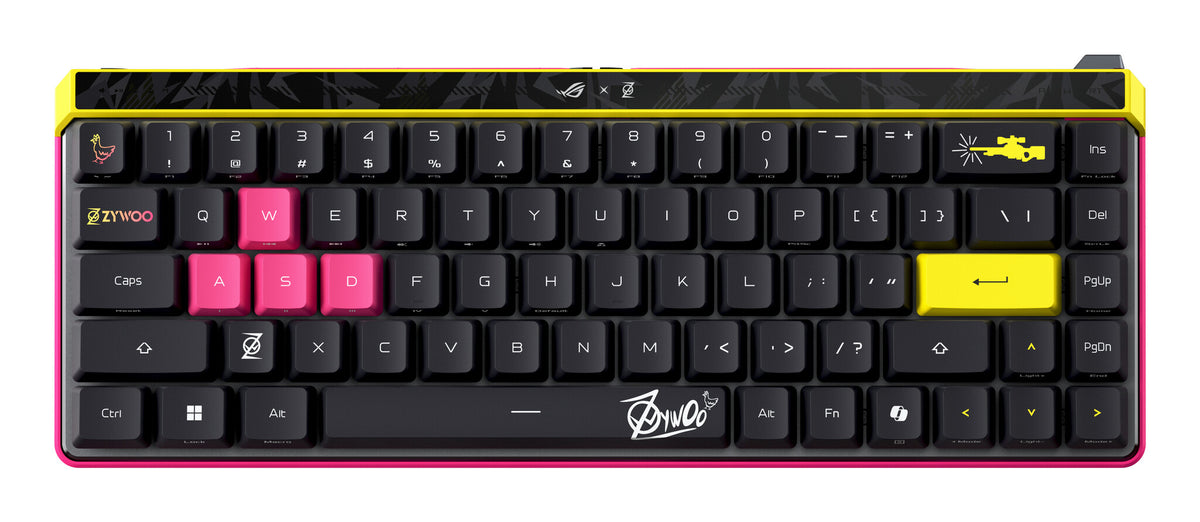 ASUS ROG Falchion Ace HFX ZywOo Edition keyboard Gaming USB QWERTY US International Black