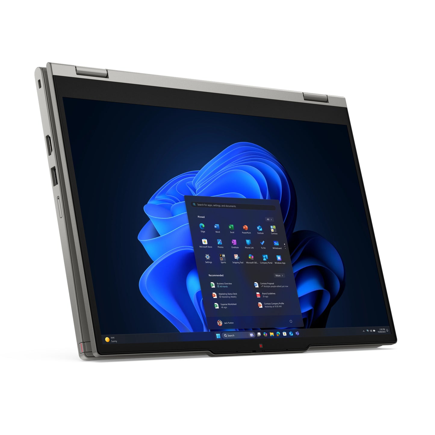 Lenovo ThinkPad L13 2-in-1 Gen 6 (Intel) Intel Core Ultra 5 225U Hybrid (2-in-1) 33.8 cm (13.3") Touchscreen WUXGA 16 GB LPDDR5x-SDRAM 512 GB SSD Wi-Fi 6E (802.11ax) Windows 11 Pro English Grey