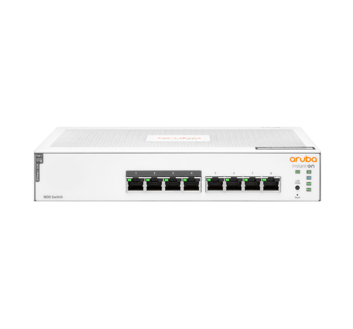 HPE Aruba Networking Aruba Instant On 1830 8G 4p Class4 PoE 65 W network switch, Managed, 8-port