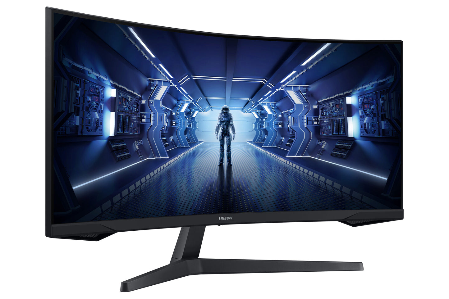 Samsung LC34G55TWWPXXU computer monitor 86.4 cm (34") 3440 x 1440 pixels UltraWide Quad HD LED Black