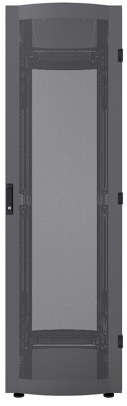 Intellinet 19" Server Cabinet - Free Standing, 42U, 600x1200mm (width x depth), Black, Flatpack, Max 1500kg, Multi-Point Door Lock, One Lock Per Side Panel, Usable Depth 123 to 973mm, IP20 rated, Rack, Steel