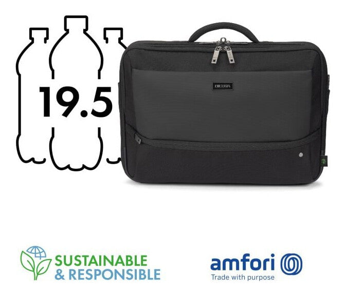 DICOTA D32165-RPET laptop case 40.6 cm (16") Briefcase Black
