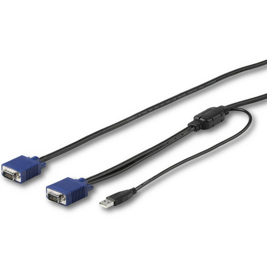 StarTech.com 10 ft. (3 m) USB KVM Cable for Rackmount Consoles