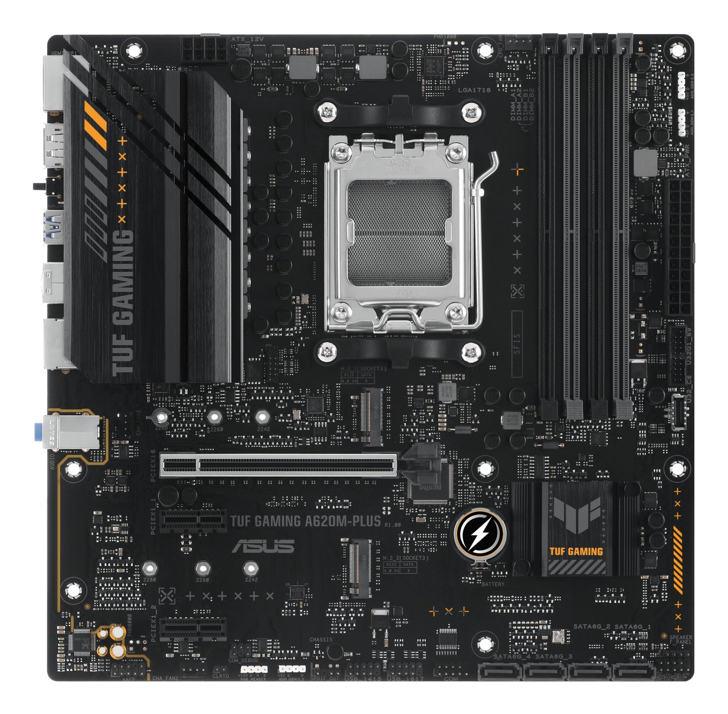 ASUS TUF GAMING A620M-PLUS AMD A620 Socket AM5 micro ATX