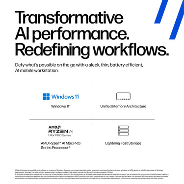 HP ZBook Ultra G1a Copilot+ PC AMD Ryzen AI Max PRO 385 Mobile workstation 35.6 cm (14