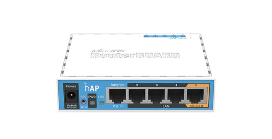 Mikrotik hAP White Power over Ethernet (PoE)