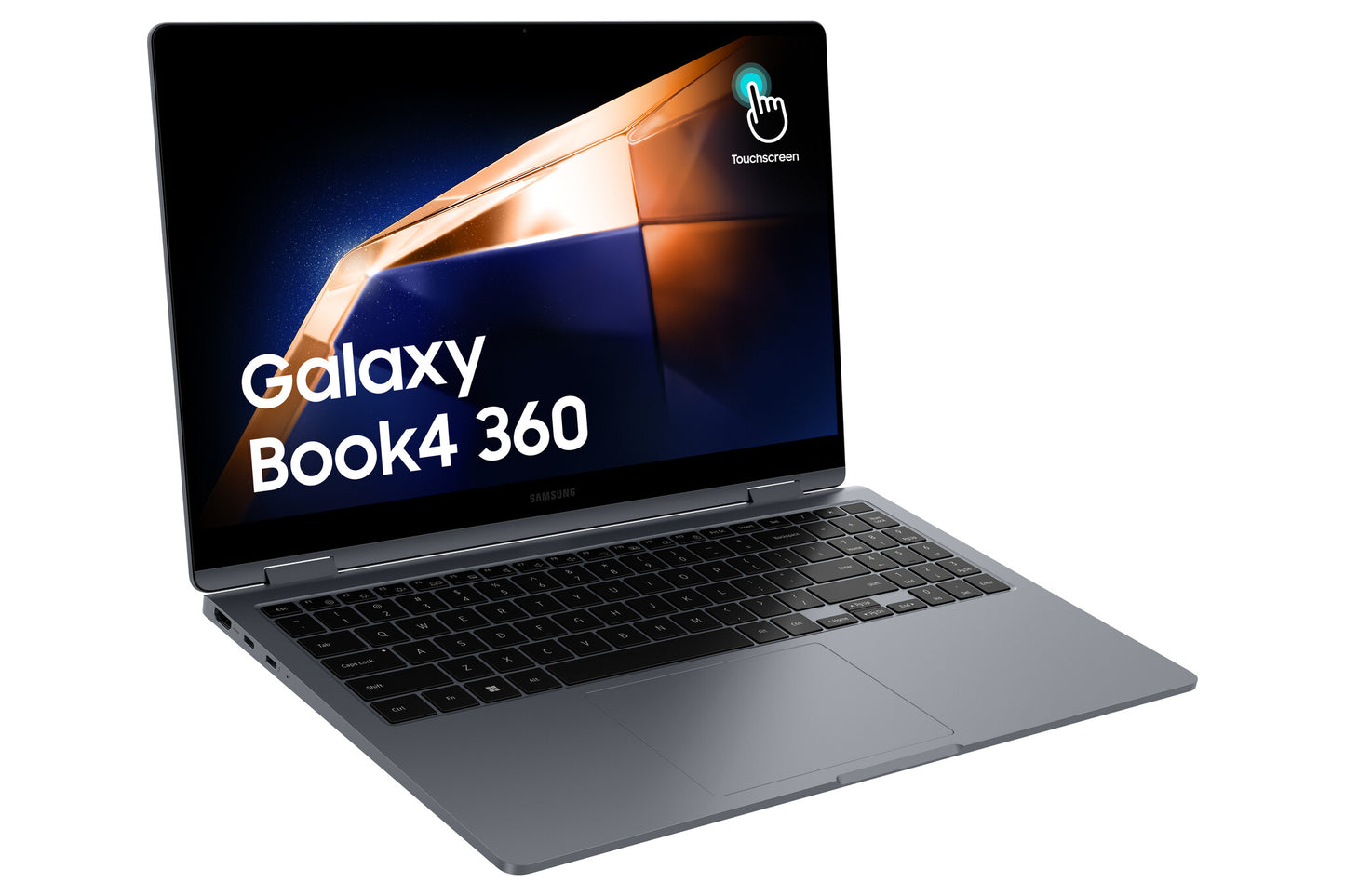 Samsung Galaxy Book4 360 NP754QGK-KG2UK laptop Intel Core 5 120U Hybrid (2-in-1) 39.6 cm (15.6") Touchscreen Full HD 16 GB LPDDR5x-SDRAM 256 GB SSD Wi-Fi 6E (802.11ax) Windows 11 Pro Grey