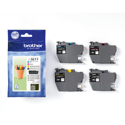 Brother LC3217VALDR ink cartridge 4 pc(s) Original Black, Cyan, Magenta, Yellow