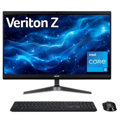 Acer Veriton Z VZ2592G All-In-One PC (Intel i5-1335U, 16GB RAM, 512GB SSD, 23.8", Full HD, Black)